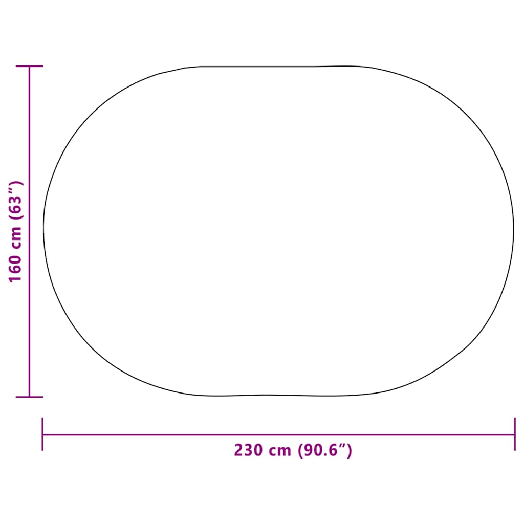 Kilimas ZIZUR Kreminė 230 x 160 cm Polipropilenas