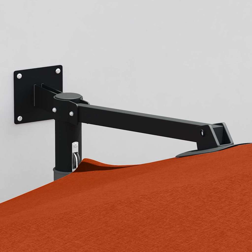 Sodo skėtis DIEGO, oranžinė, 248x248x148cm