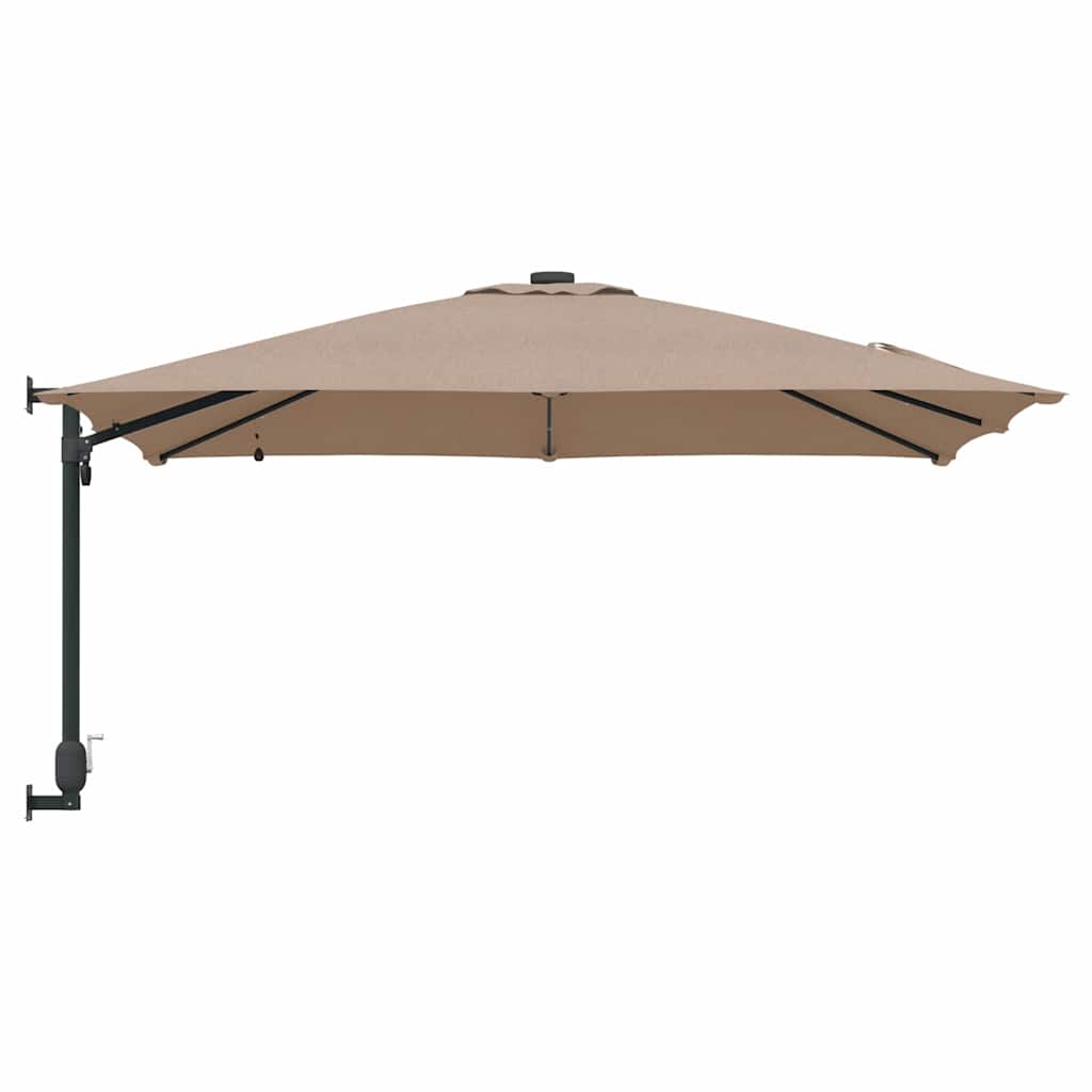 Dārza saulessargs DYLAN, taupe, 247,5x248,5x160cm