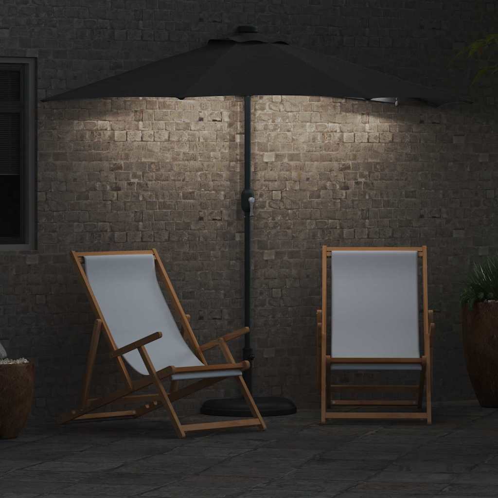 Sodo skėtis Antracitas 294 x 150 x 223 cm