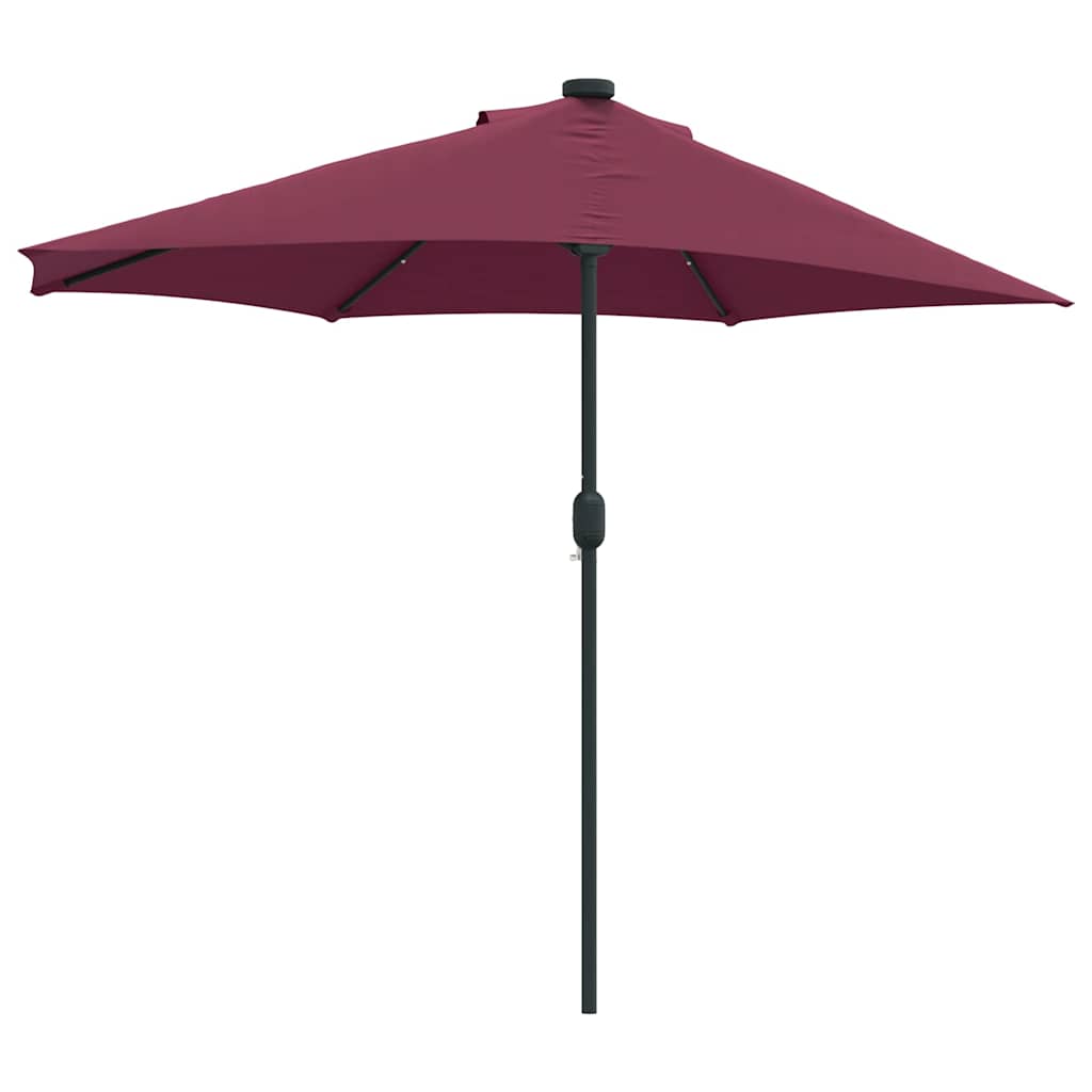 Sodo skėtis Bordo raudona 294 x 150 x 224 cm