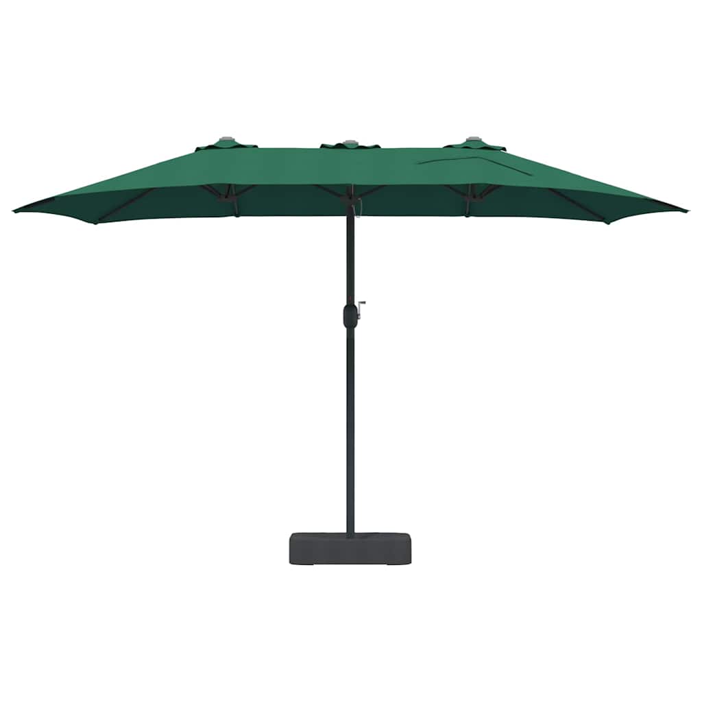 Sodo skėtis Žalia 385 x 209 x 244 cm Poliesteris ir plienas