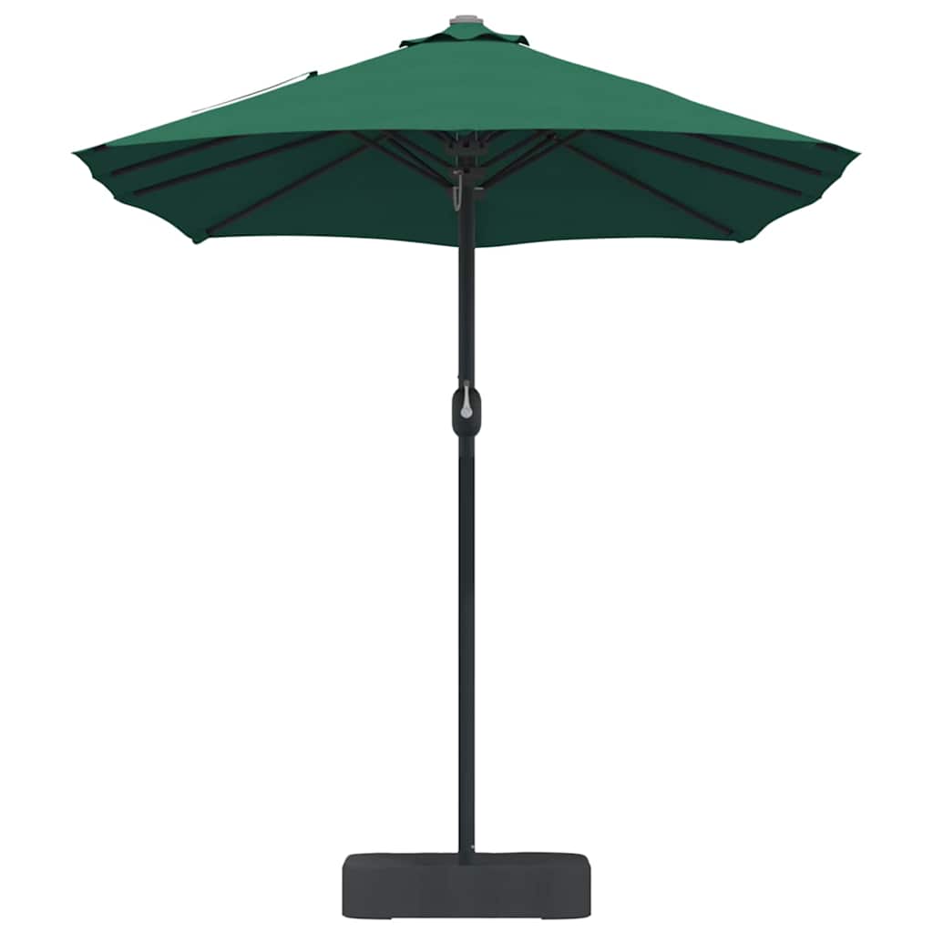 Sodo skėtis Žalia 385 x 209 x 244 cm Poliesteris ir plienas