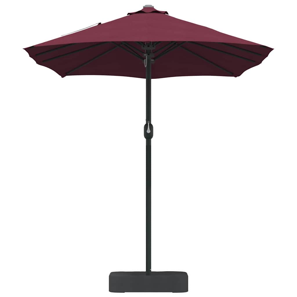 Sodo skėtis Bordo raudona 385 x 209 x 244 cm