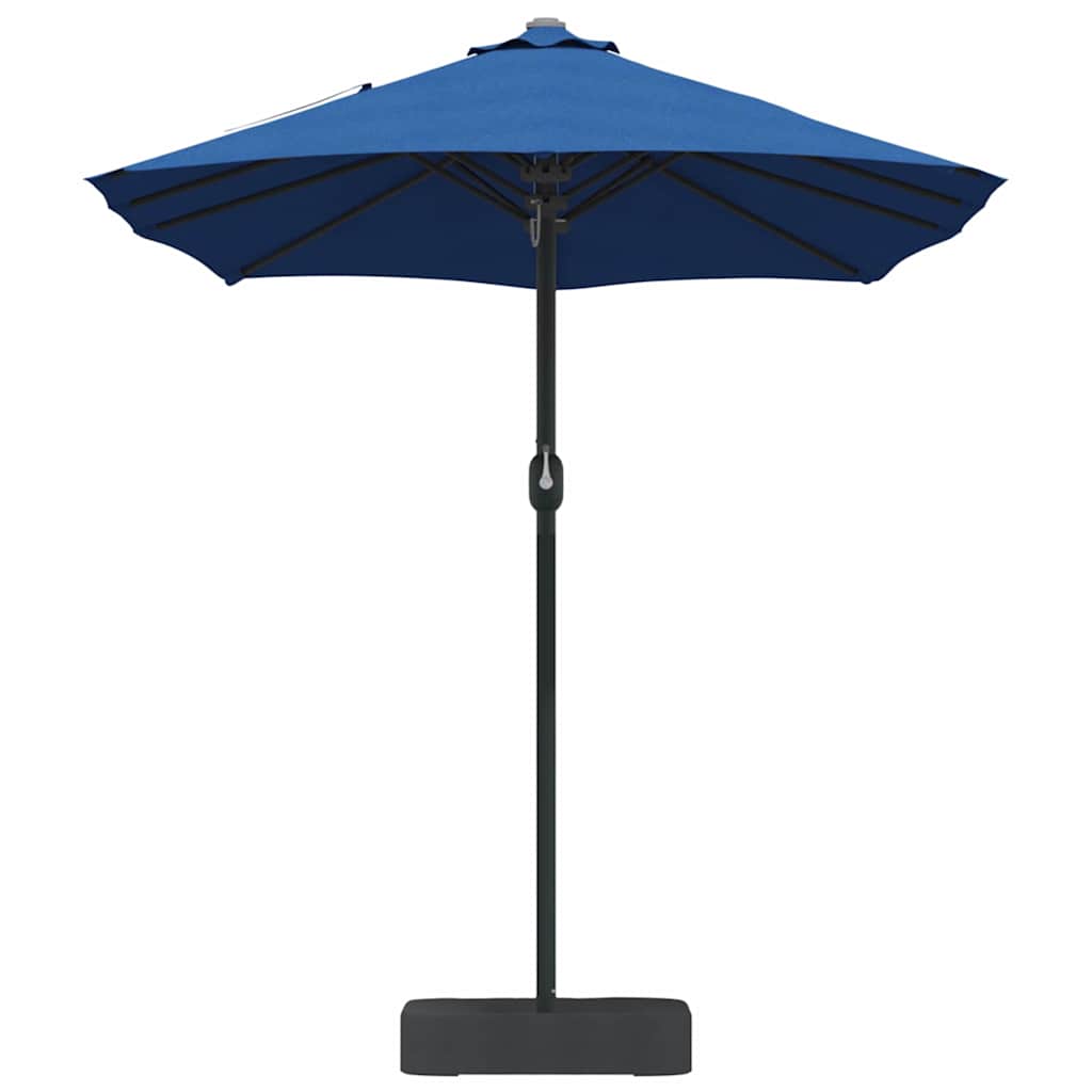 Dārza saulessargs Azurblau 385 x 209 x 244 cm Poliesteris un tērauds