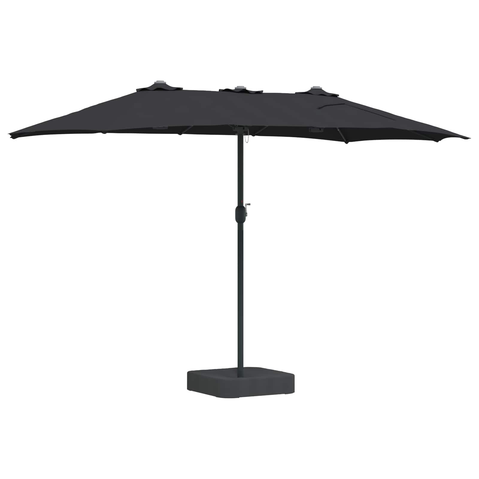 Sodo skėtis EASTON, juoda, 385x209x244cm