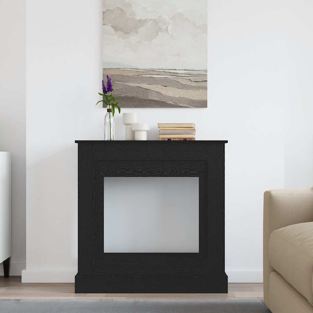 Židinio aplinka Juodas ąžuolas 90x30x90 cm Inžinerinė mediena