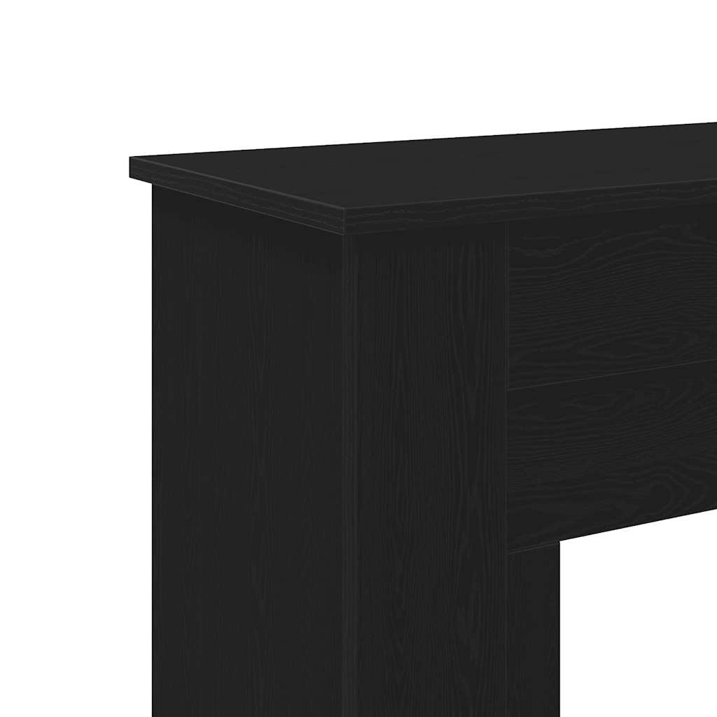 Židinio aplinka Juodas ąžuolas 90x30x90 cm Inžinerinė mediena