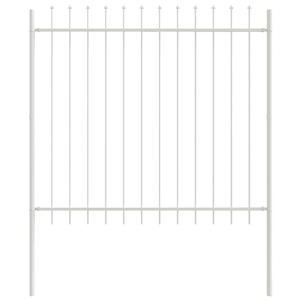 Sodo tvora 3 pcs Balta 5,1 x 1,5 m Miltelinis plienas