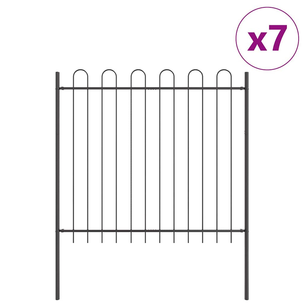 Sodo tvora 7 pcs Pilka 11,9 x 1,5 m Miltelinis plienas