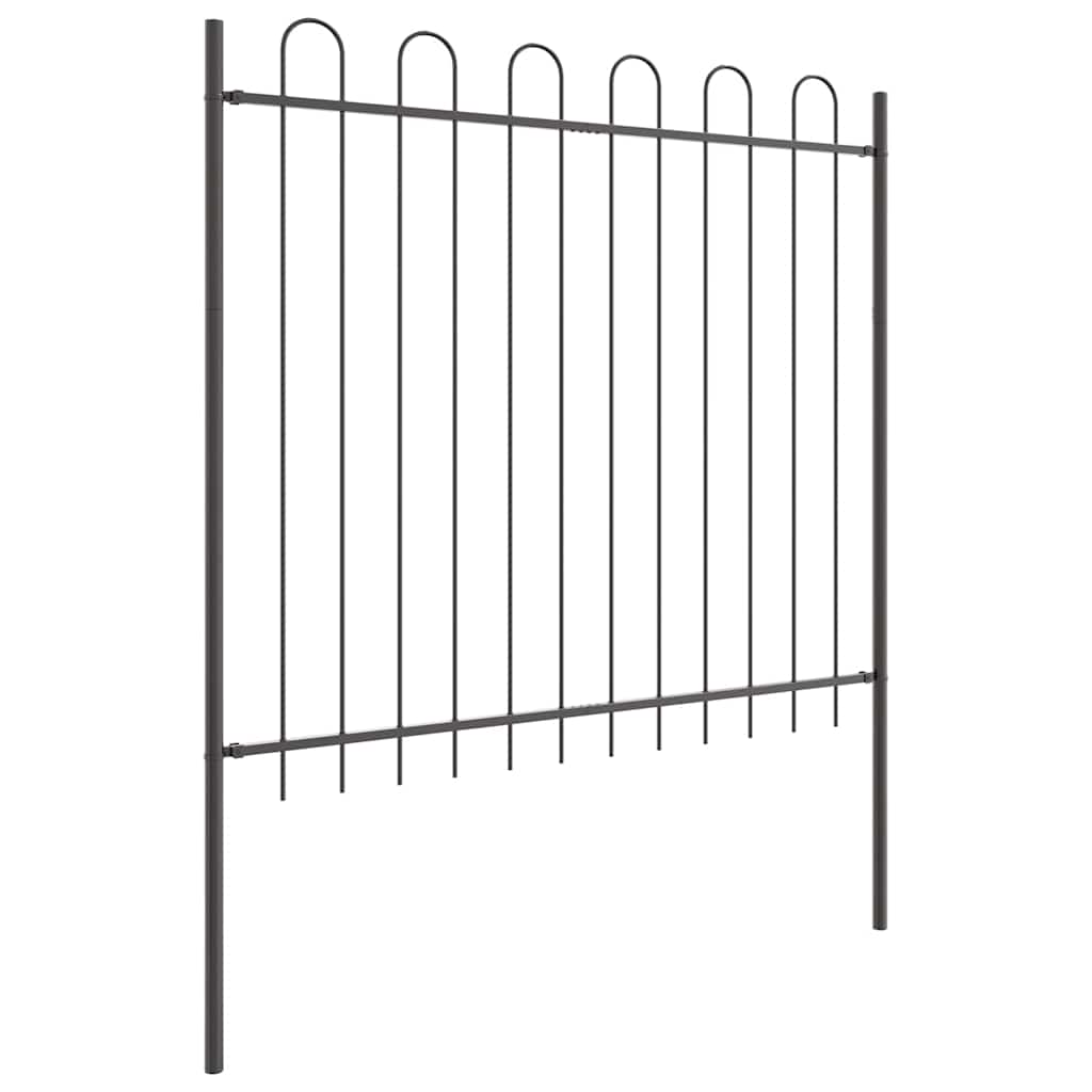 Sodo tvora 8 pcs Pilka 13,6 x 1,5 m Miltelinis plienas