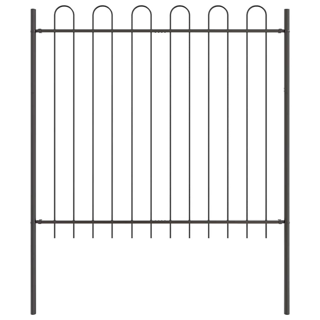 Sodo tvora 8 pcs Pilka 13,6 x 1,5 m Miltelinis plienas