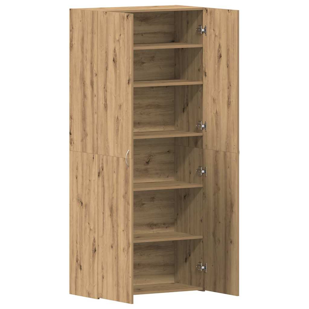 Apavu skapis Brūns 80 x 35.5 x 180 cm Inženierijas koksne