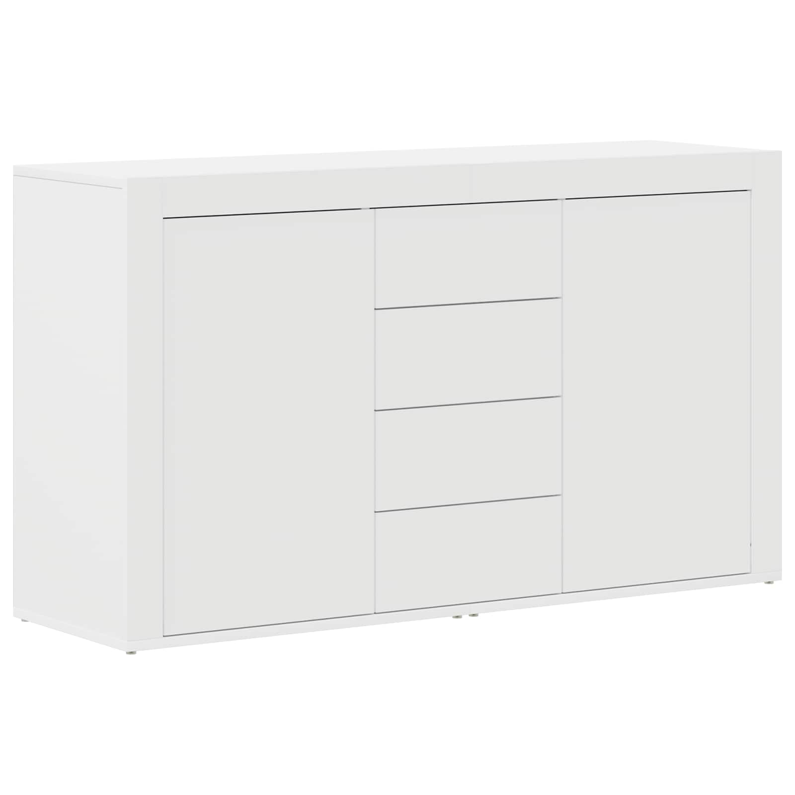 Kabalas su stalčių Balta 120 x 36 x 69 cm Apdirbta mediena