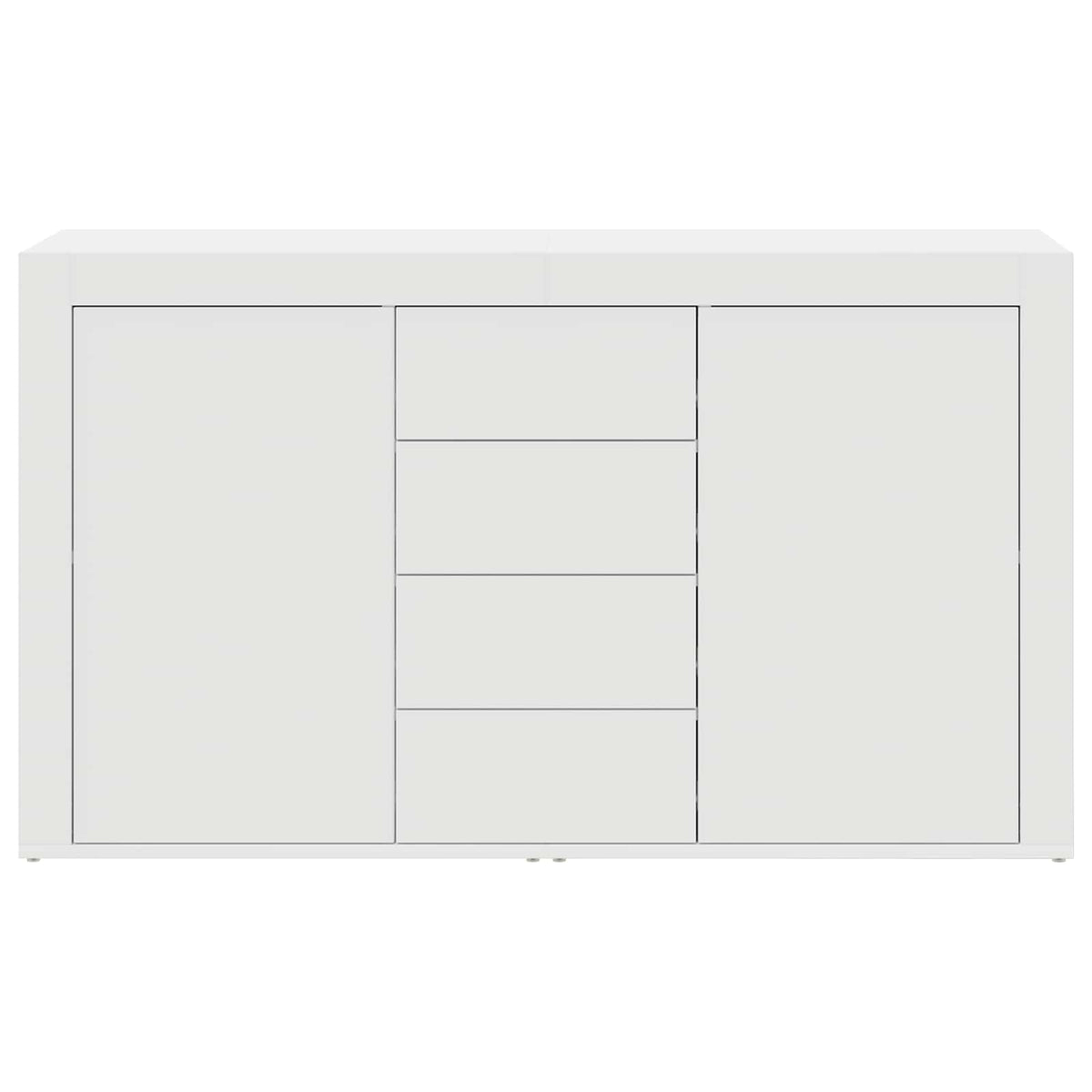 Kumode ar atvilktnēm Balta 120 x 36 x 69 cm Apstrādāta koksne