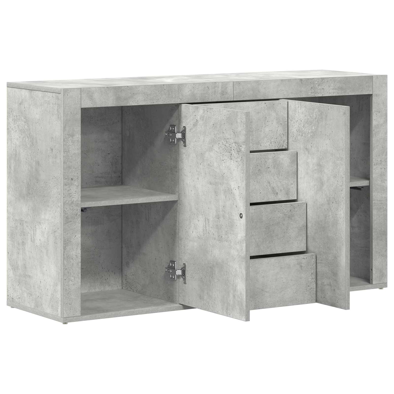 Kabalas Betono pilka 120 x 36 x 69 cm Apdirbta mediena