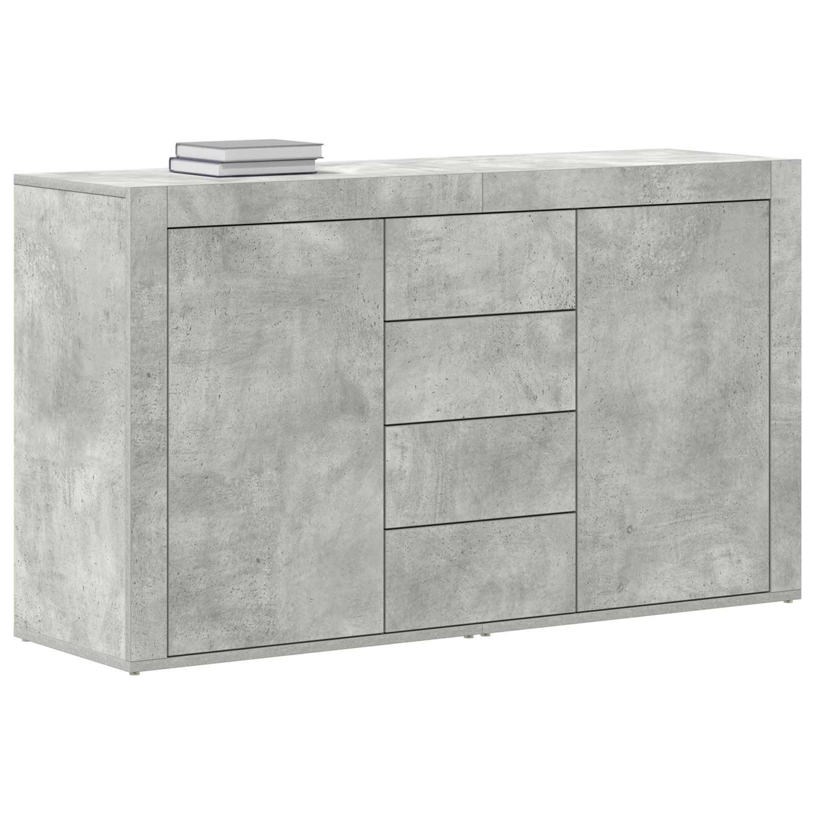 Kabalas Betono pilka 120 x 36 x 69 cm Apdirbta mediena