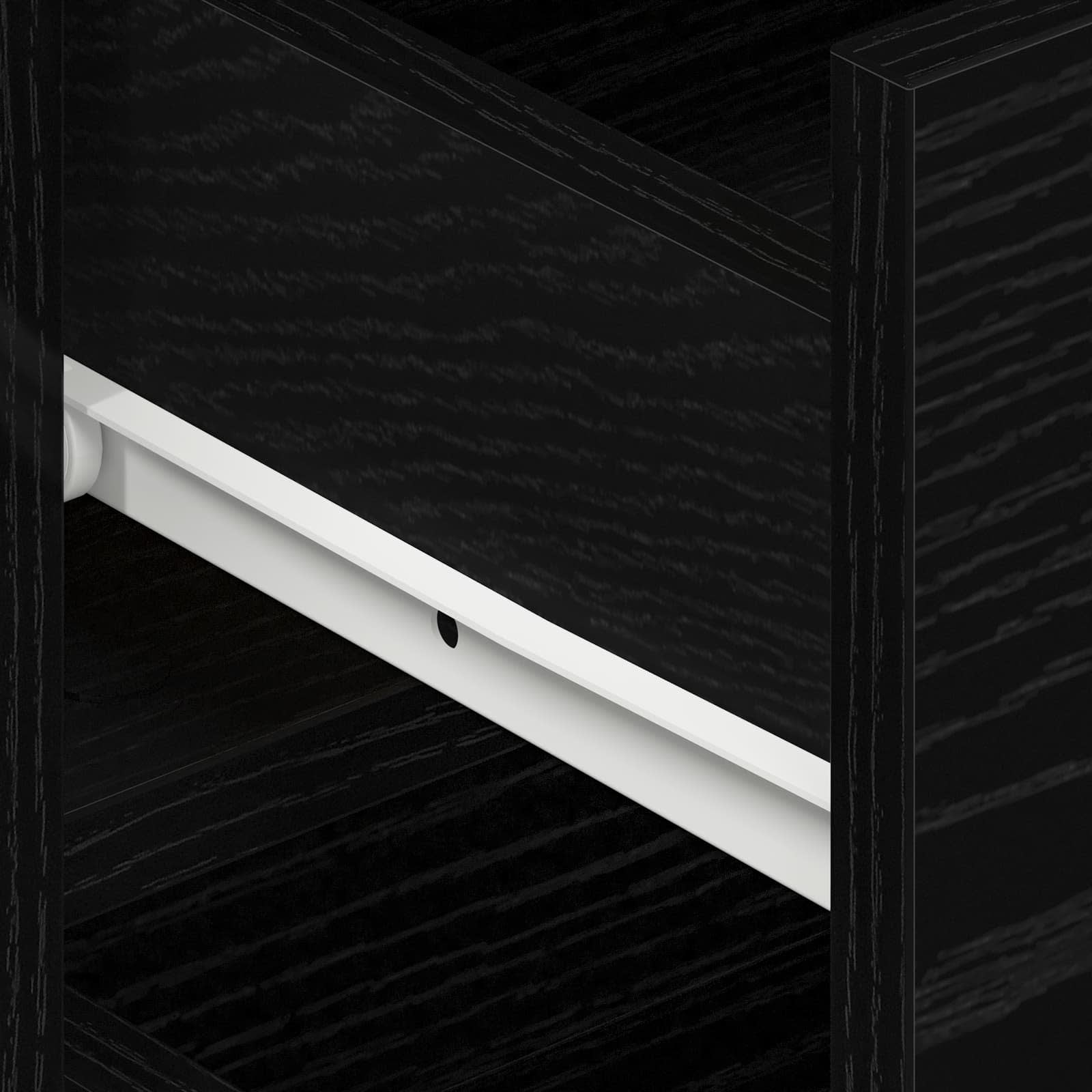 Kumode Melns ozols 120 x 36 x 69 cm Apstrādāta koksne