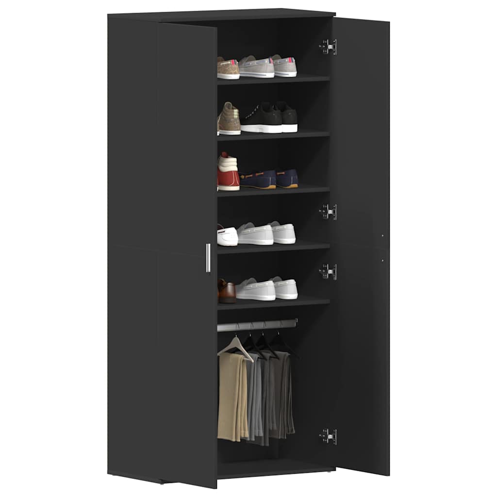 Batu skrynia su durimis Juoda 80 x 39 x 180 cm Apdirbta mediena