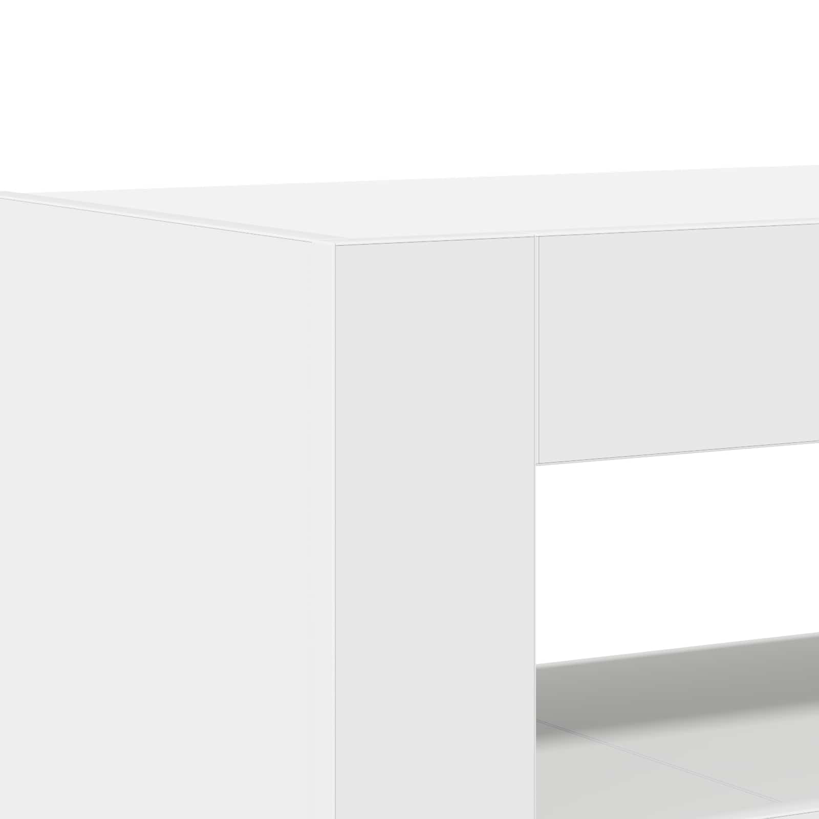 Balta kumode Balta Inženierijas koks 116 x 30 x 75 cm Moderna