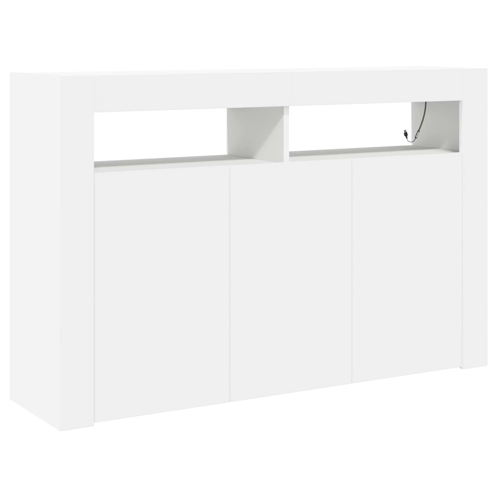 Balta kumode Balta Inženierijas koks 116 x 30 x 75 cm Moderna