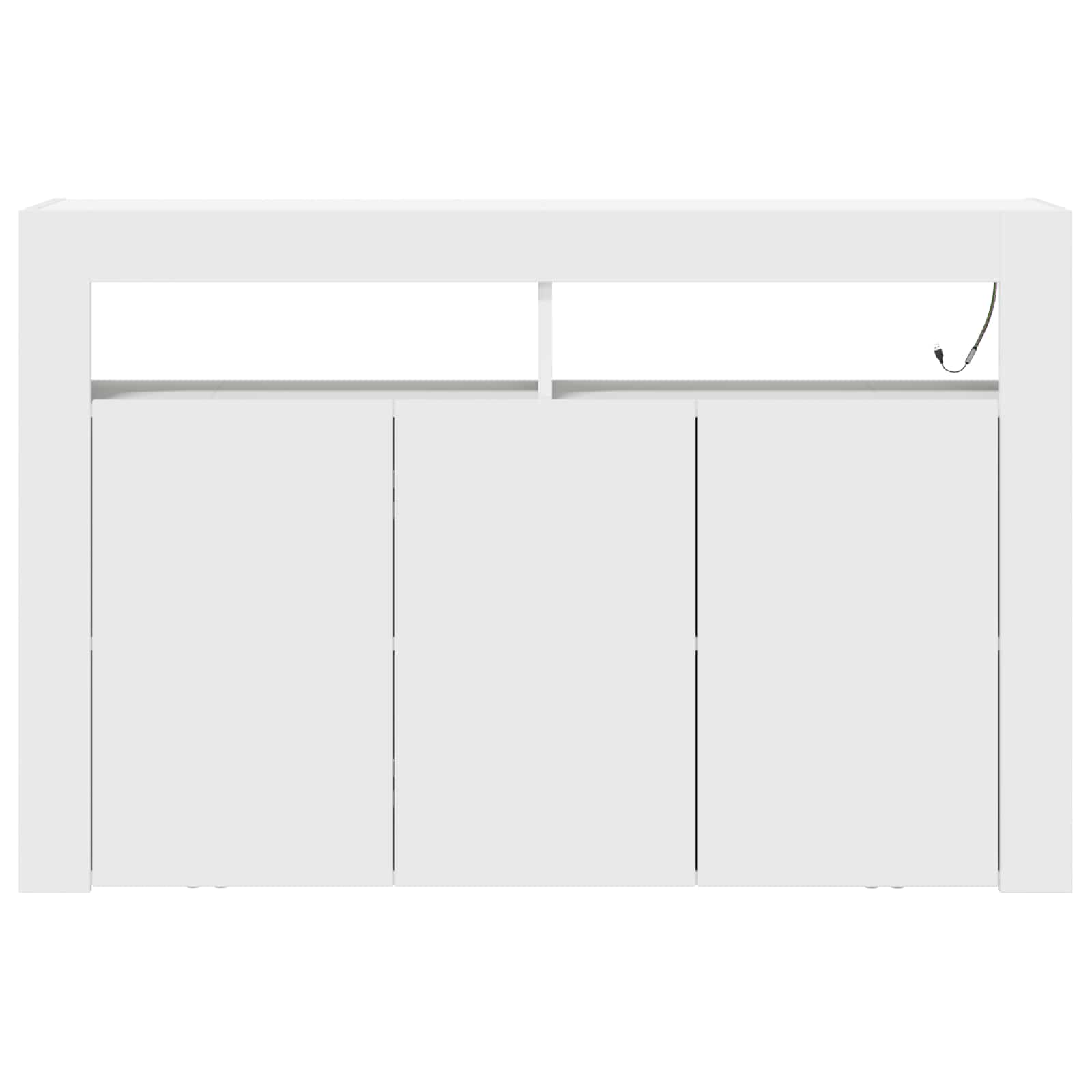 Balta kumode Balta Inženierijas koks 116 x 30 x 75 cm Moderna