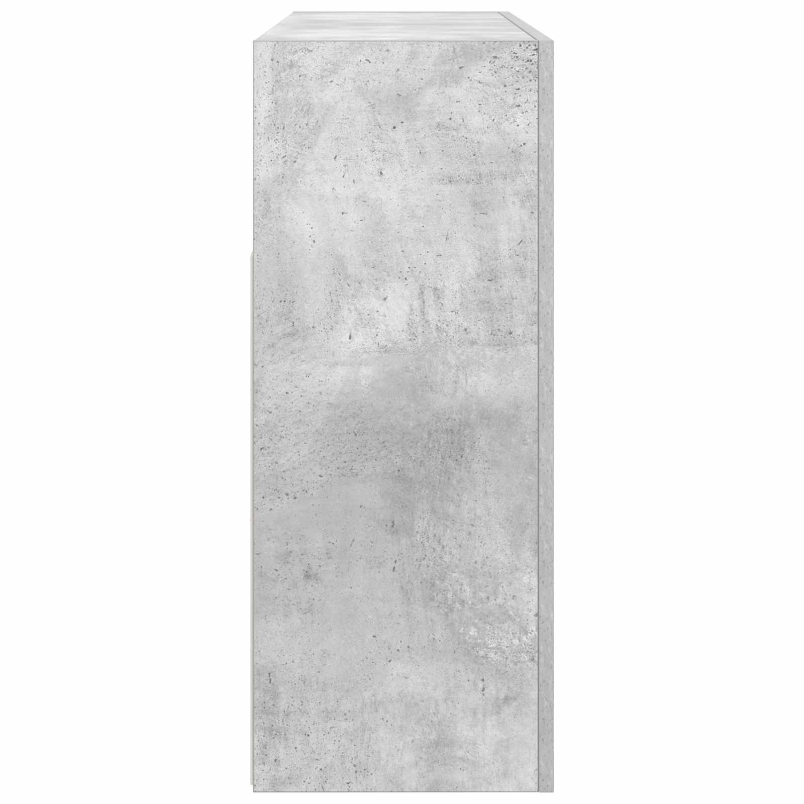 Concrete Grey Engineered Wood Chest of Drawers 116 x 30 x 75 cm