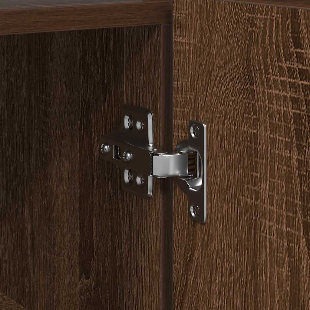 Kumode Brūns ozols Inženierijas koks 116 x 30 x 75 cm Kumode