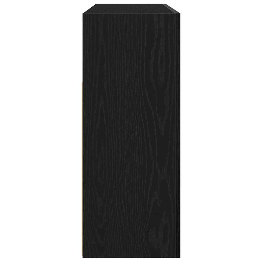 Sideboard Black oak Engineered wood 116 x 30 x 75 cm