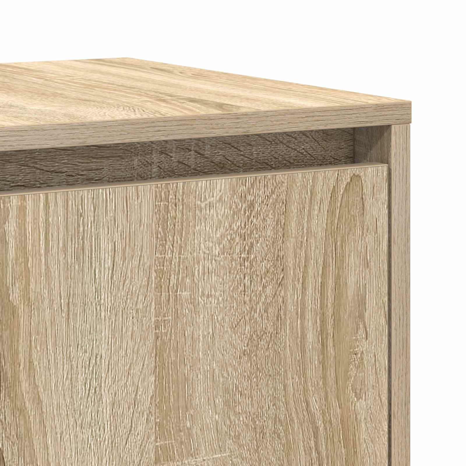 Sonoma Oak Sideboard Engineered wood 135 x 41 x 75 cm