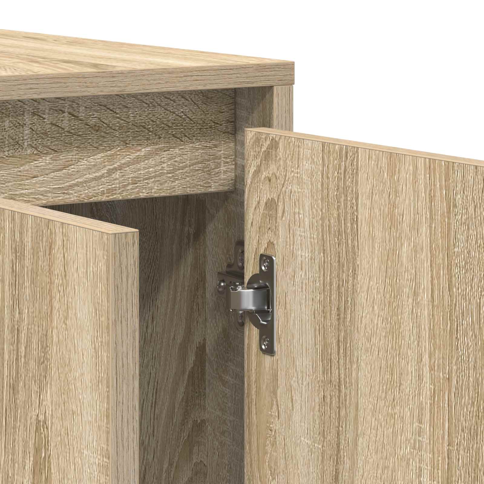 Sonoma Oak Sideboard Engineered wood 135 x 41 x 75 cm