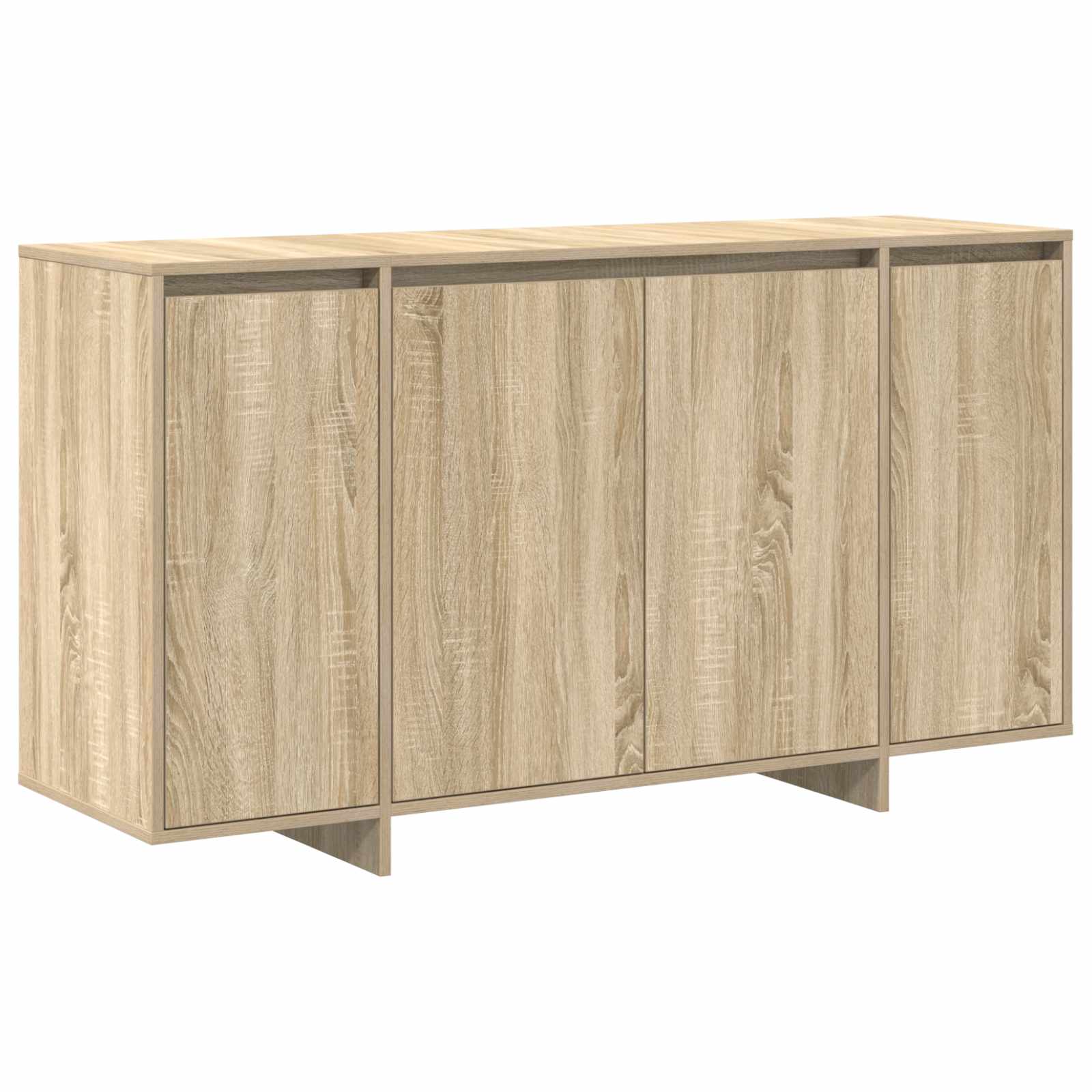 Sonoma Oak Sideboard Engineered wood 135 x 41 x 75 cm