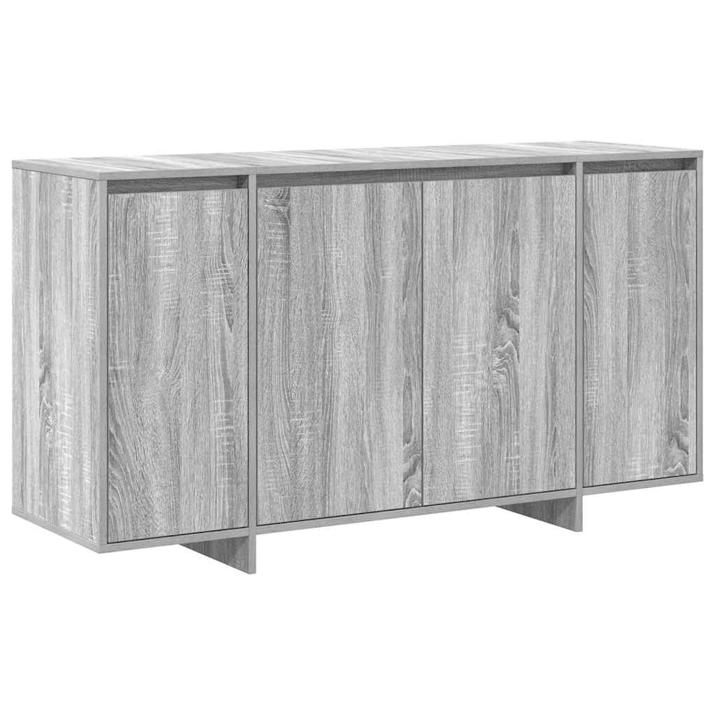 Pilkas sidebordas Pilkas sonoma Inžinerinė mediena 135 x 41 x 75 cm