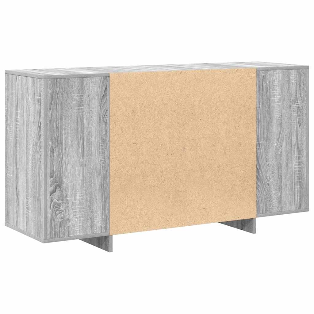 Pilkas sidebordas Pilkas sonoma Inžinerinė mediena 135 x 41 x 75 cm