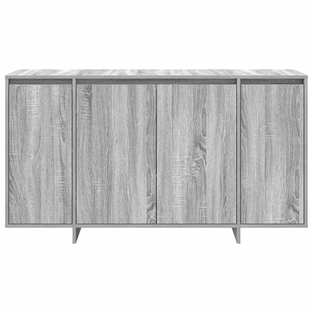 Pilkas sidebordas Pilkas sonoma Inžinerinė mediena 135 x 41 x 75 cm