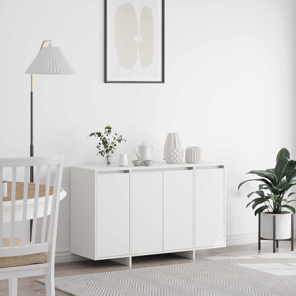 Balta šoninė spinta Balta Inžinerinė mediena 120 x 41 x 75 cm