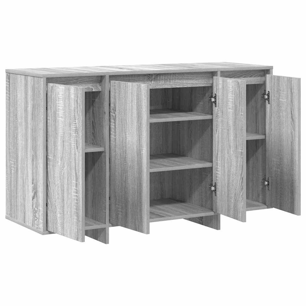 kabalas pilkas sonoma inžinerinė mediena 120 x 41 x 75 cm