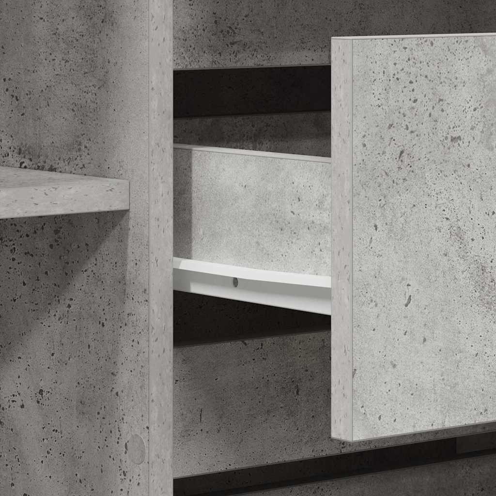 Kabalas Concrete Grey 120 x 41 x 75 cm Engineered Wood