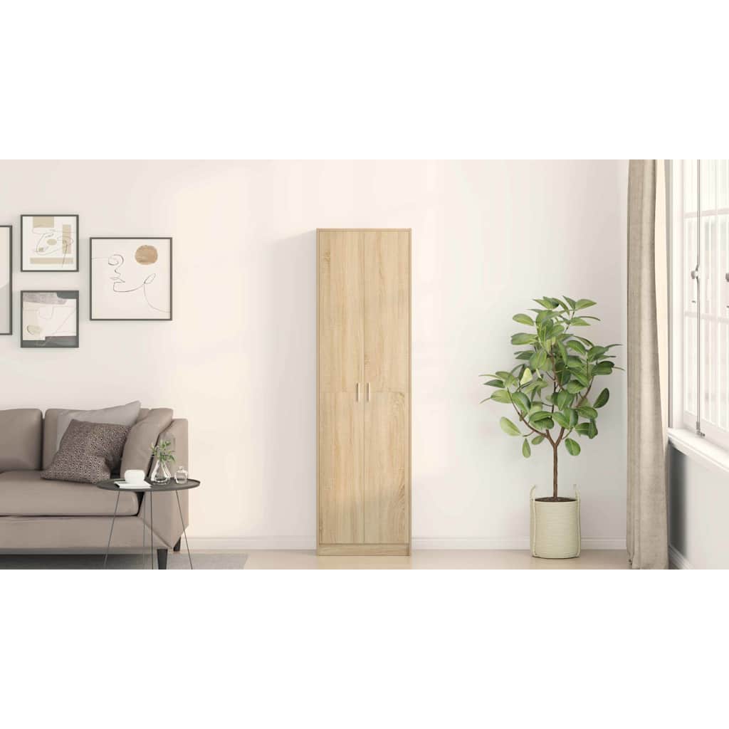Skapis Sonoma ozolkoka 55 x 25 x 189 cm Apstrādāta koksne
