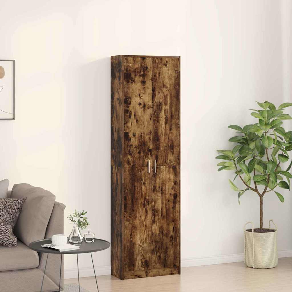 Drabužinė Rūkytas ąžuolas 55x25x189 cm Medienos drožlių plokštės