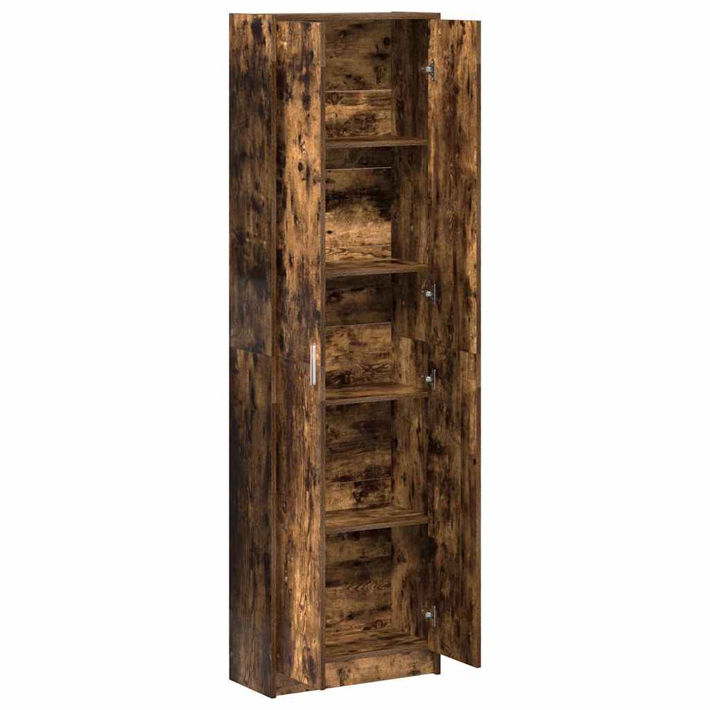 Drabužinė Rūkytas ąžuolas 55x25x189 cm Medienos drožlių plokštės