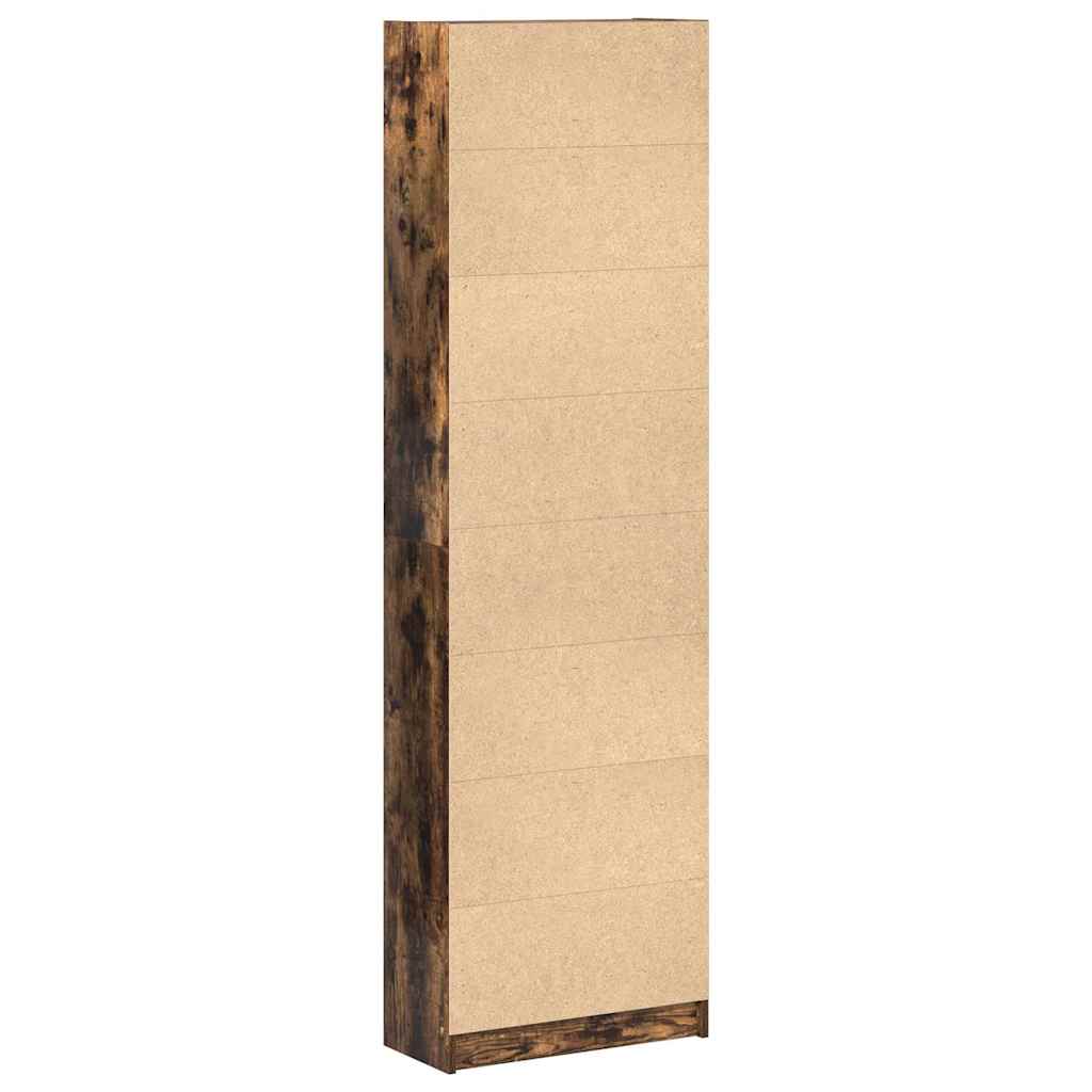 Drabužinė Rūkytas ąžuolas 55x25x189 cm Medienos drožlių plokštės