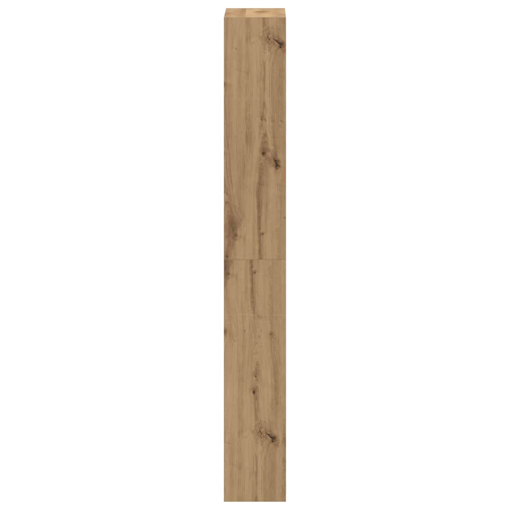Shoe Cabinet Artisan Oak 80 x 21 x 163.5 cm Engineered Wood
