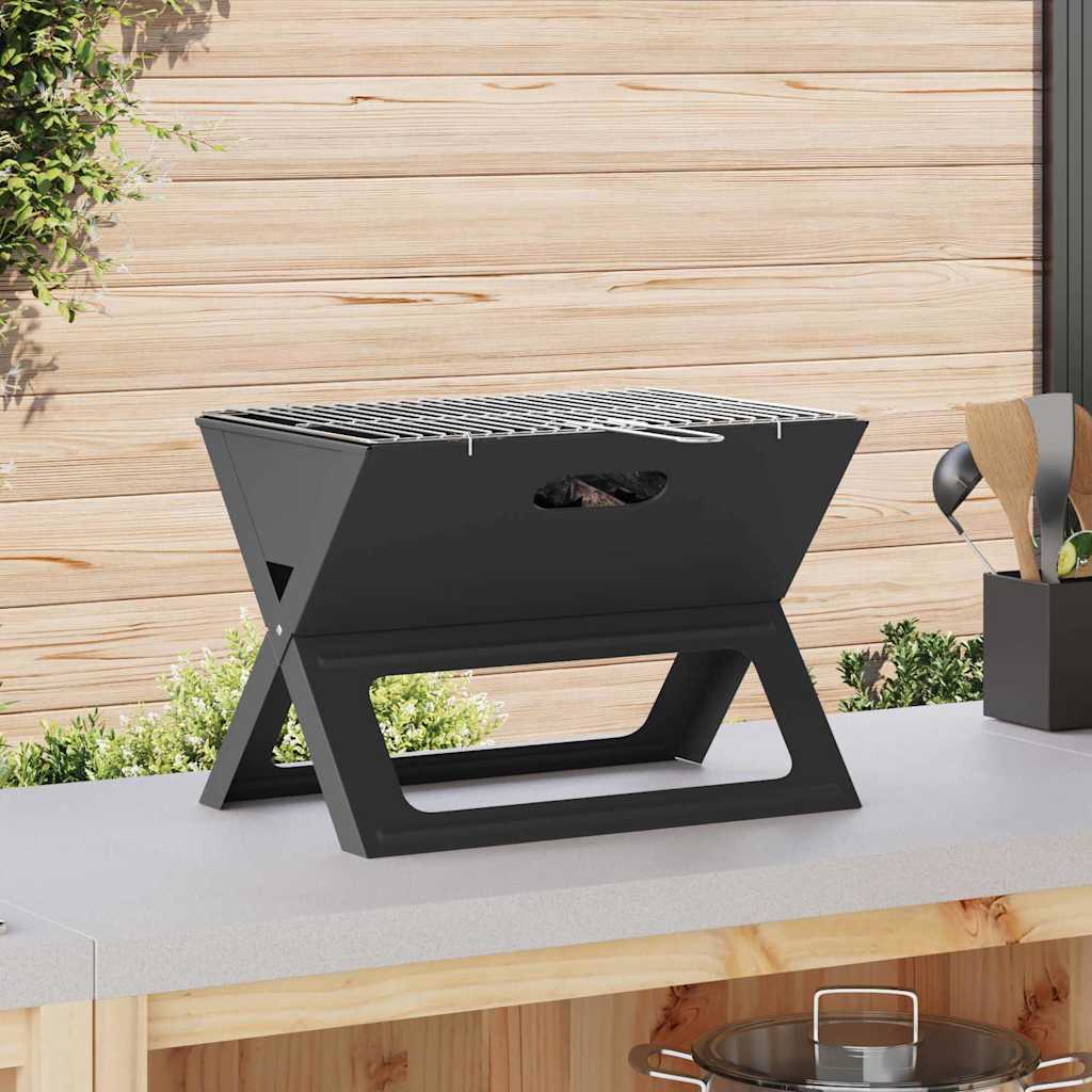 Lauko grilis Juoda 46 x 30 x 31 cm Plienas