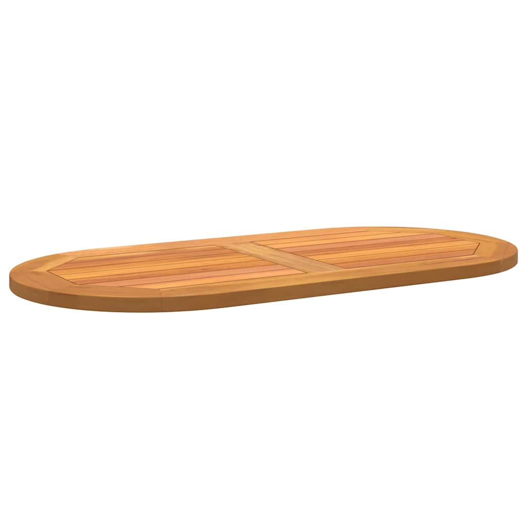 Galda virsma 90x45x2,2 cm, ovāla, masīvkoks, akācija