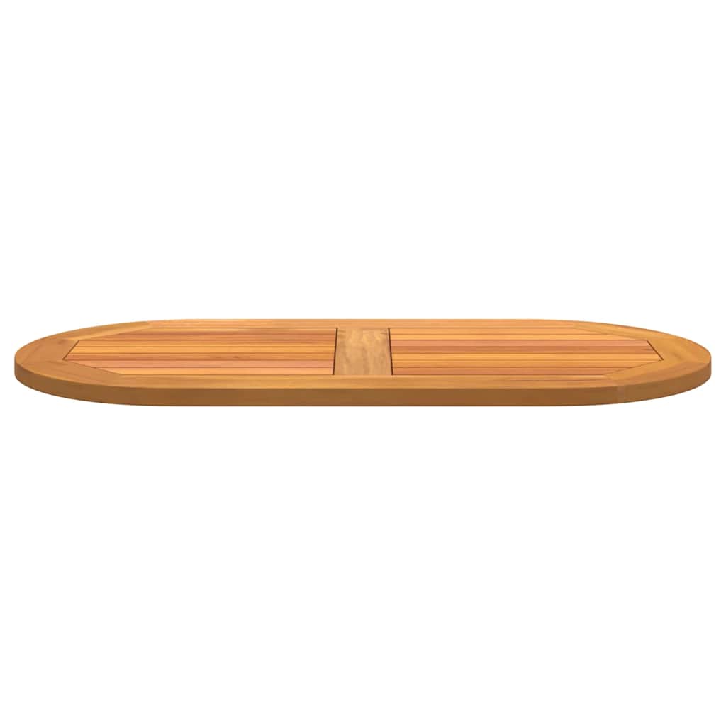 Galda virsma 90x45x2,2 cm, ovāla, masīvkoks, akācija