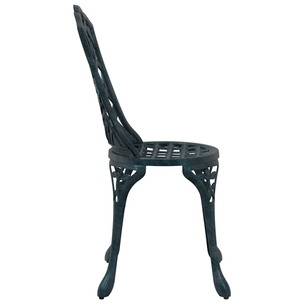 Sodo Kėdė su pagalve 2 pcs Žalia 55 x 56.5 x 91cm Aliuminis