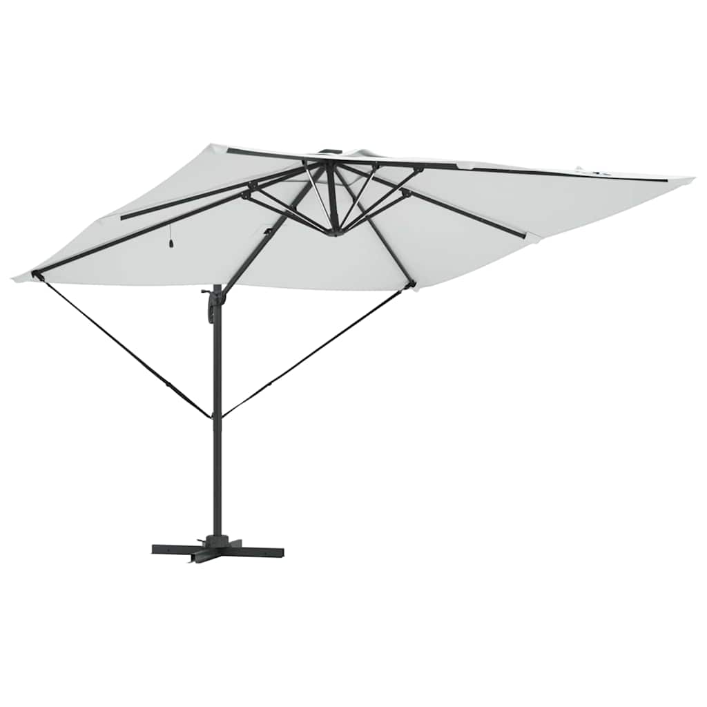 Sodo skėtis LED EATON, smėlinė, 286x284x270cm