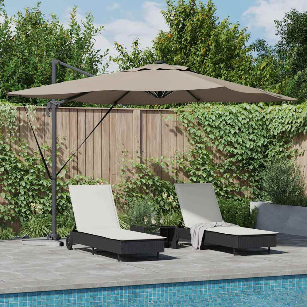 Sunshade Taupe 286 x 285 x 270 cm Aluminium