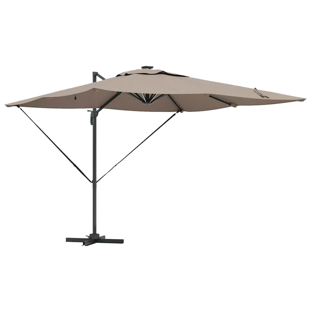 Sunshade Taupe 286 x 285 x 270 cm Aluminium